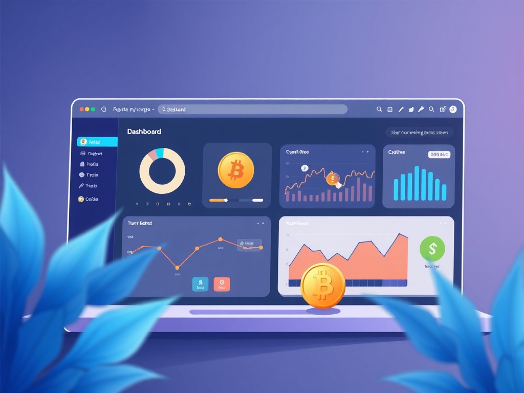 A smartphone displaying a crypto wallet dashboard